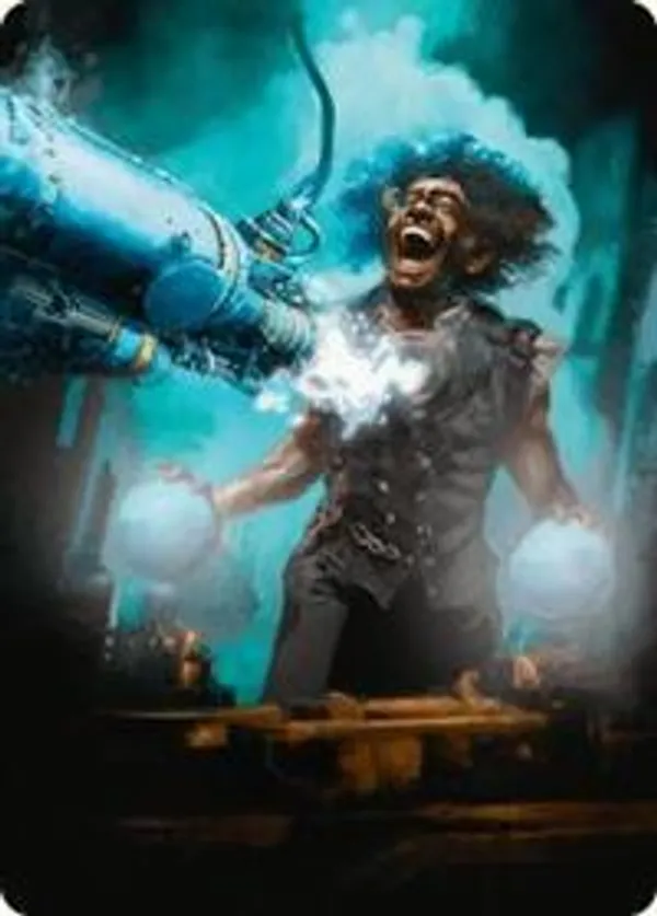 Laboratory Maniac Art Card