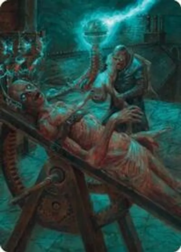 Rooftop Storm Art Card