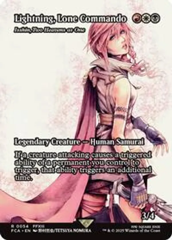 Foil 孤高の戦士ライトニングLightning, Lone Commando Lightning, Lone Commando - Isshin, Two Heavens as One