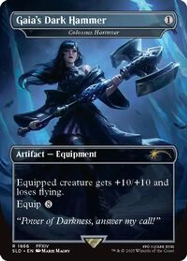 Gaia's Dark Hammer - Colossus Hammer