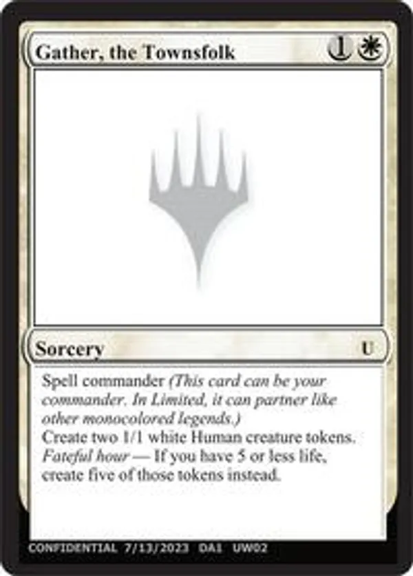 Gather, the Townsfolk