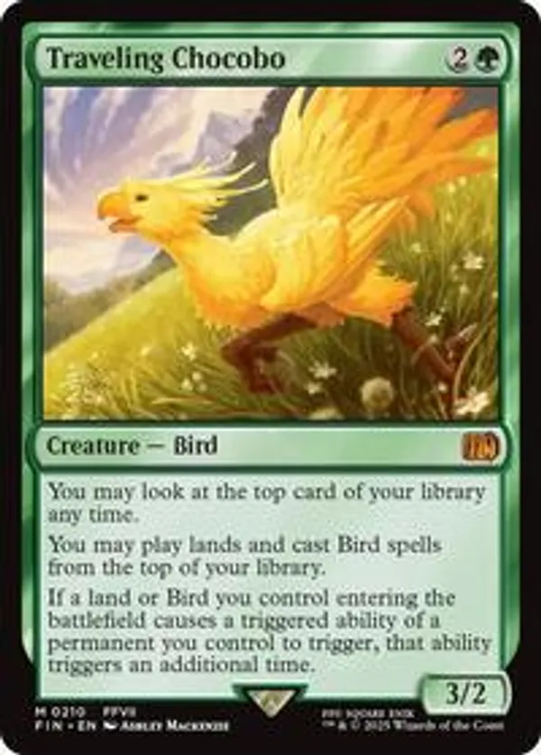Traveling Chocobo (Japanese) (Black Neon Ink) | FINAL FANTASY