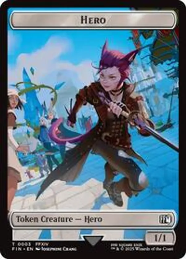 Hero (0003) // Knight Double-Sided Token