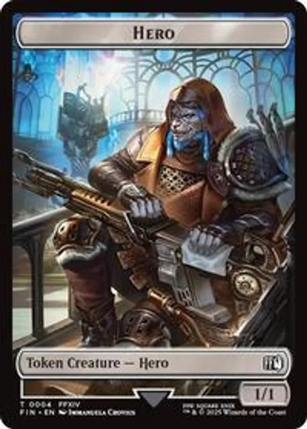 Hero (0004) // Treasure Double-Sided Token