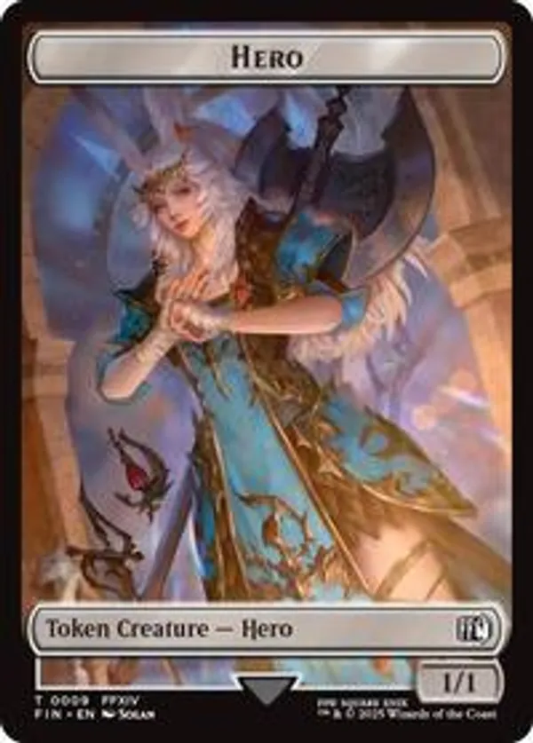 Hero (0009) // Elemental Double-Sided Token