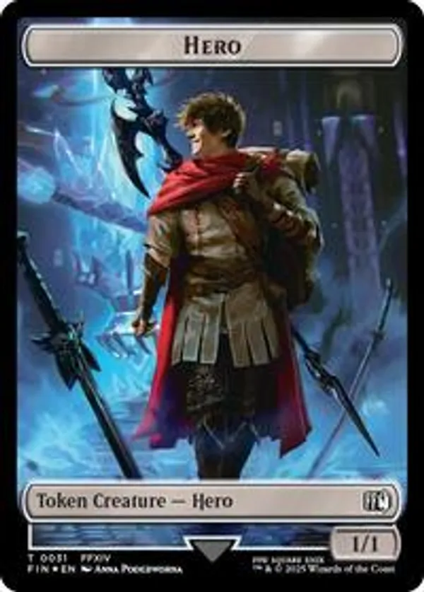 Hero (0031) // Wizard (0035) Double-Sided Token (Surge Foil)