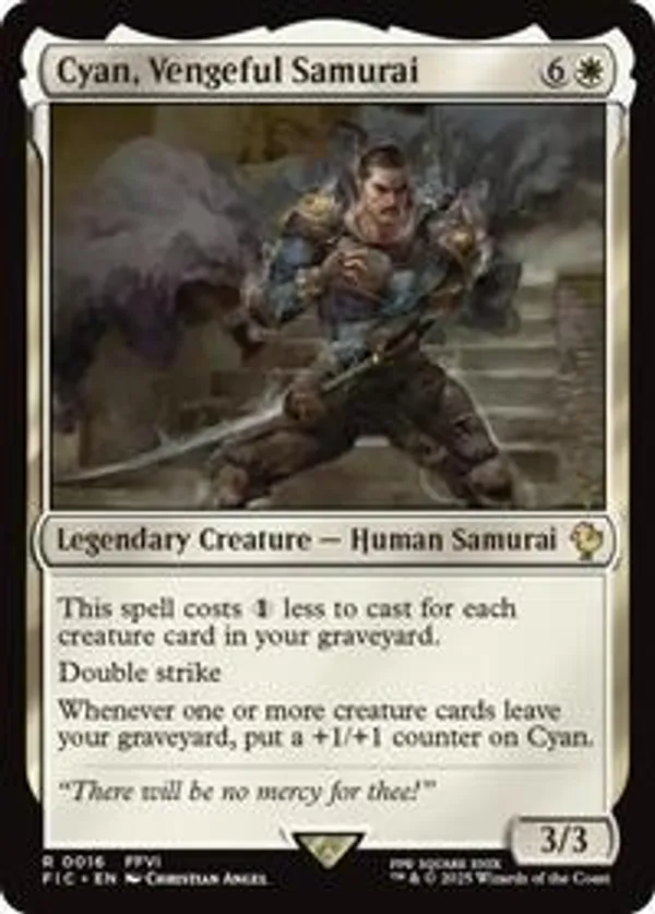 Cyan, Vengeful Samurai (Surge Foil)