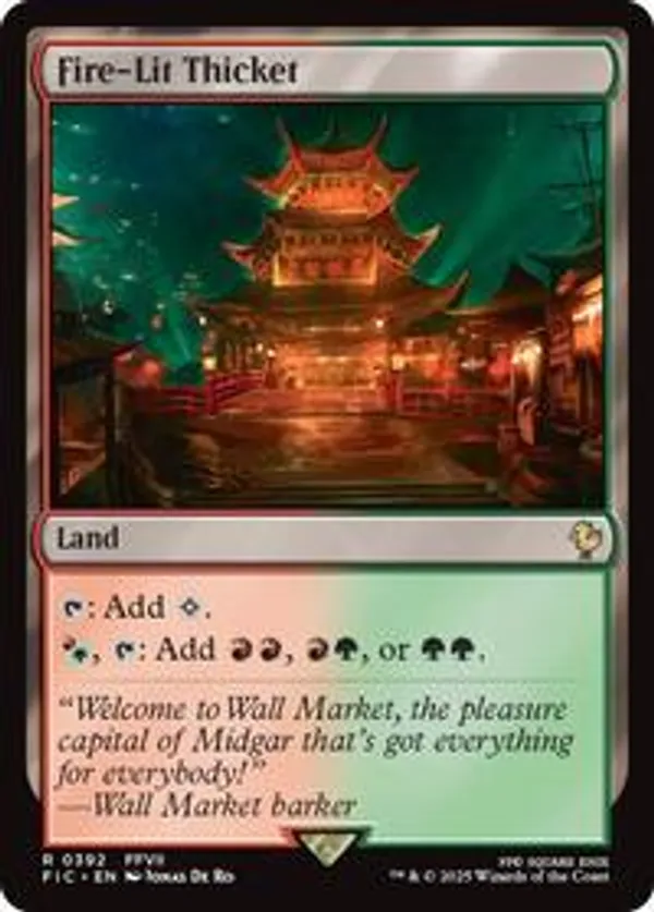 Fire-Lit Thicket (Surge Foil)