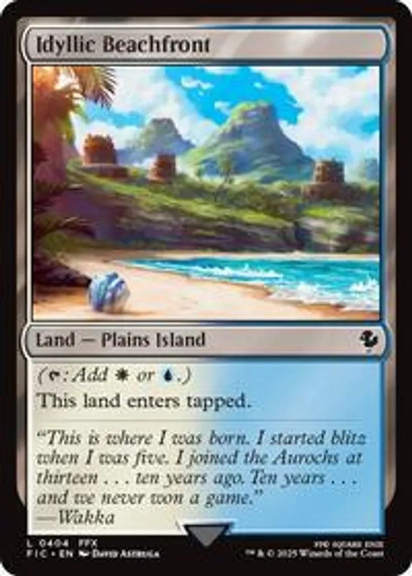 Idyllic Beachfront (Surge Foil)