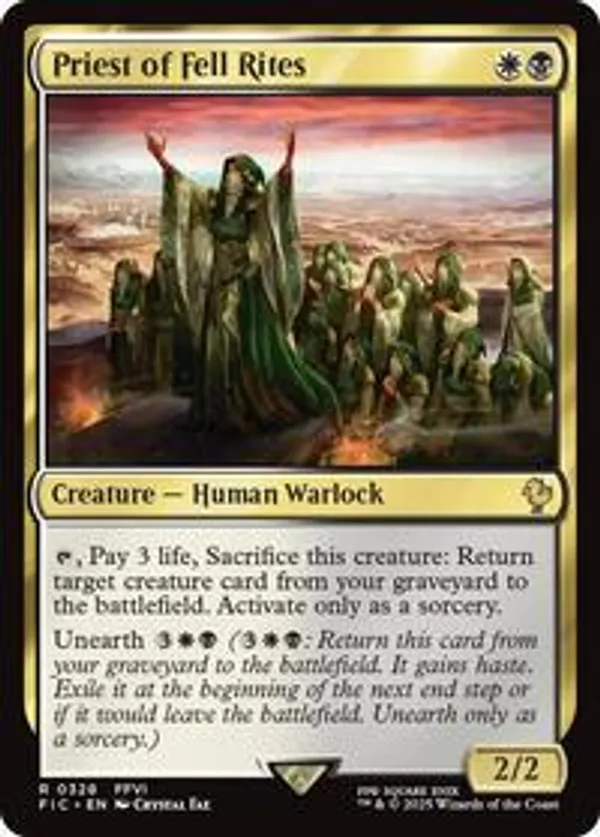 Priest of Fell Rites (Surge Foil)