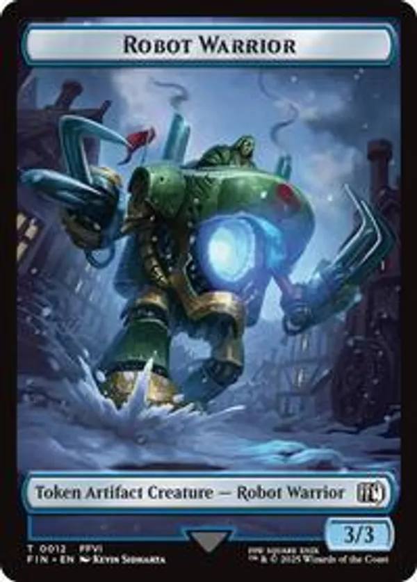 Robot Warrior (0012) // Copy (0001) Double-Sided Token