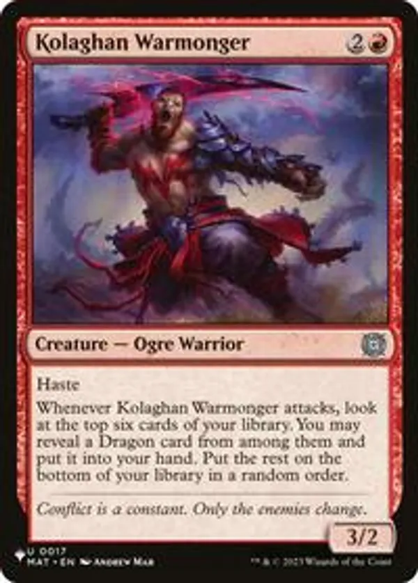 Kolaghan Warmonger