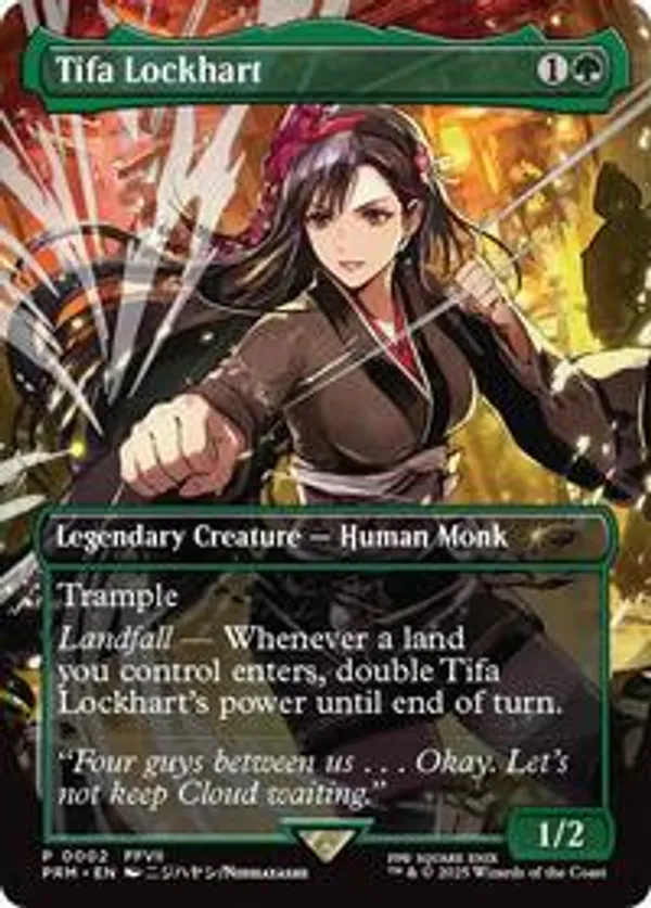 Foil　拡張　ボーダレス　ティファ・ロックハート　Tifa Lockhart FOIL] ティファ・ロックハート/Tifa Lockhart No.391 (全面
