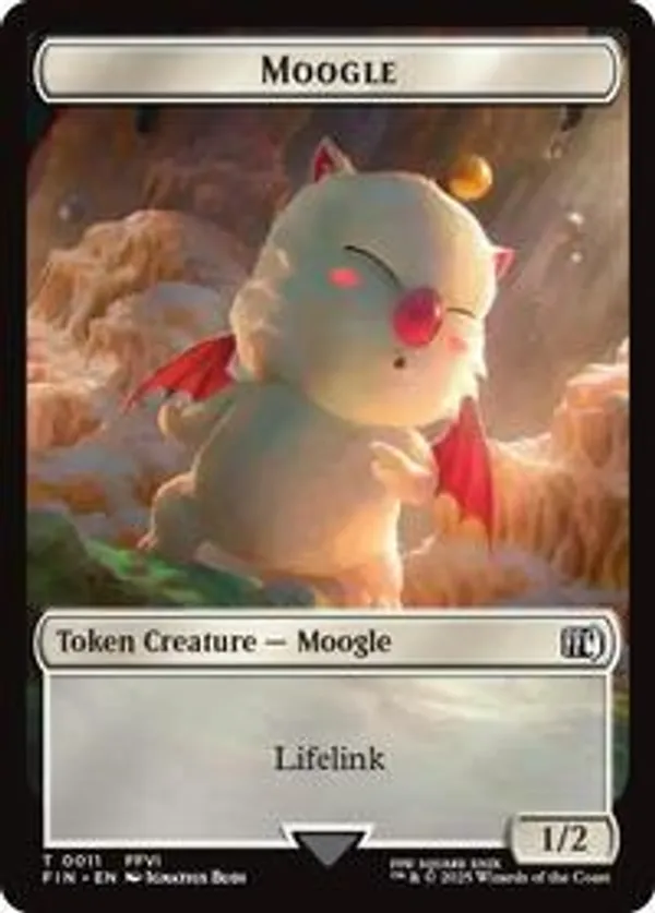 Moogle (0011) // Treasure (0023) Double-Sided Token