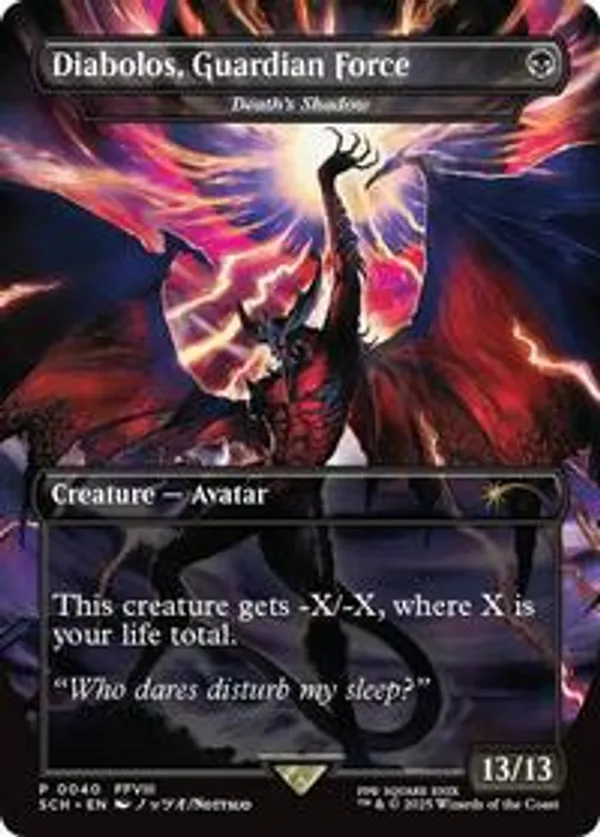 マジック：ザ・ギャザリング MTG Diabolos, Guardian Force MAGIC FINAL FANTASY DIABOLOS GUARDIAN FORCE FULL ART FOIL