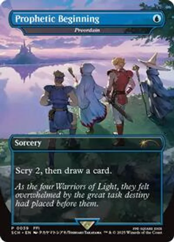 MTG SLD ボーダーレス 定業 Preordain 定業/Preordain《日本語》【J22】