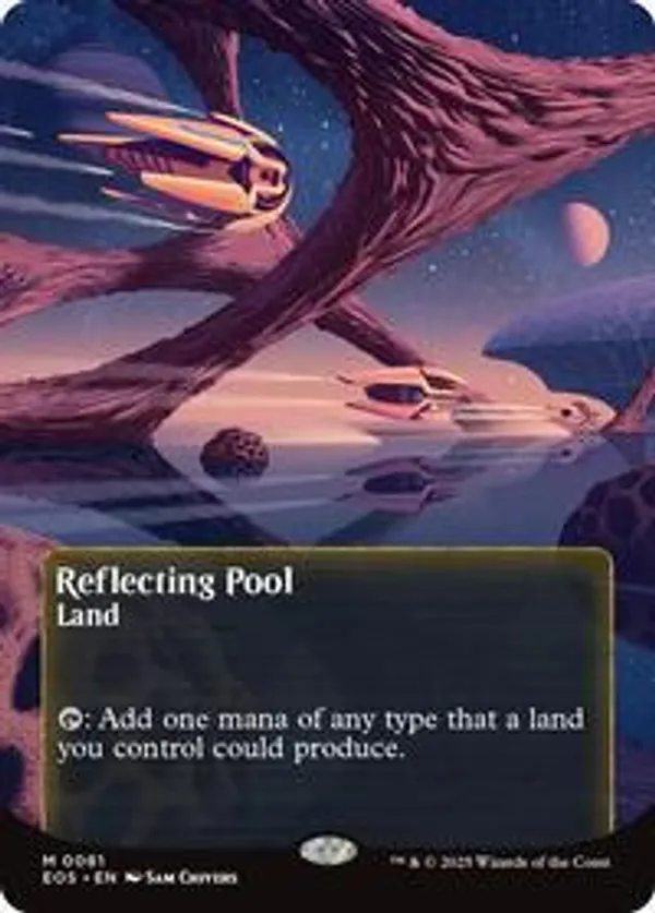 Reflecting Pool (0171) (Borderless) (Galaxy Foil) • Edge of
