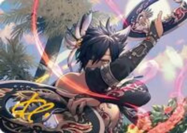 Dancer's Chakrams Art Card (Gold-Stamped Signature)