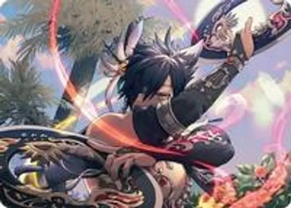 Dancer's Chakrams Art Card