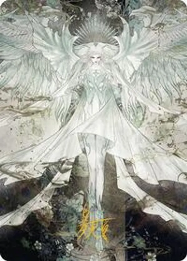 Hydaelyn, the Mothercrystal Art Card (Gold-Stamped Signature)