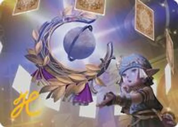 Astrologian's Planisphere Art Card (Gold-Stamped Signature)