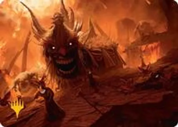 The Final Days Art Card (Gold-Stamped Planeswalker Symbol)