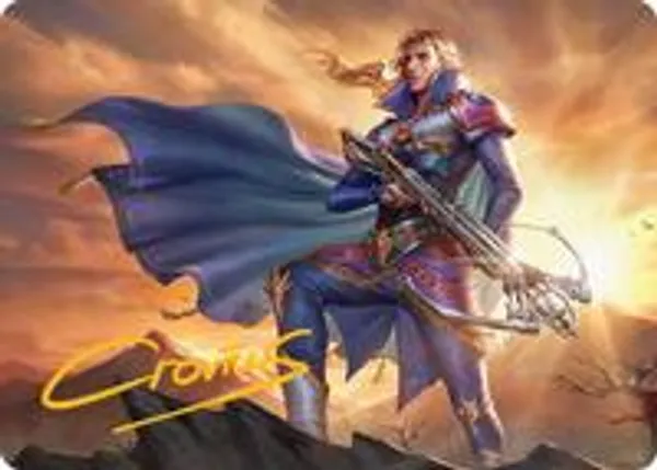 Edgar, Master Machinist Art Card (Gold-Stamped Signature)