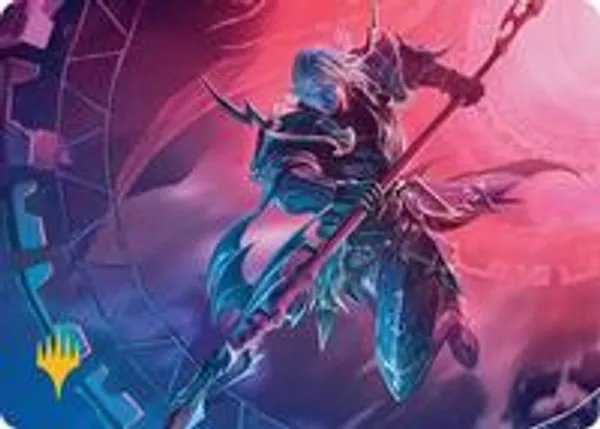 Estinien Varlineau Art Card (Gold-Stamped Planeswalker Symbol)