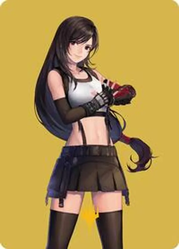 Tifa,Martial Artist/格闘家、ティファ　拡張アート　foil 日)格闘家、ティファ / Tifa, Martial Artist ☆拡張枠☆ 【FIC