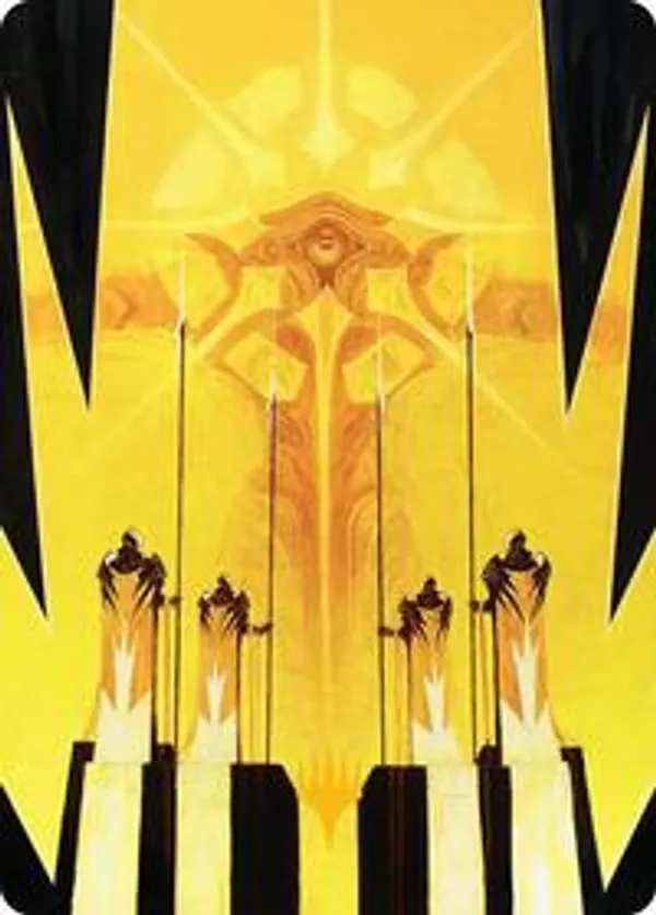 Hardlight Containment Art Card (Gold-Stamped Planeswalker Symbol)