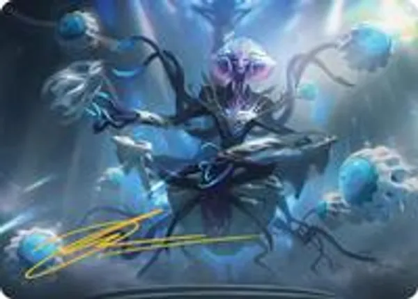 Mm'menon, the Right Hand Art Card (Gold-Stamped Signature)