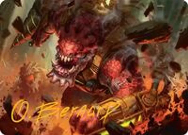 Full Bore Art Card (Gold-Stamped Signature)