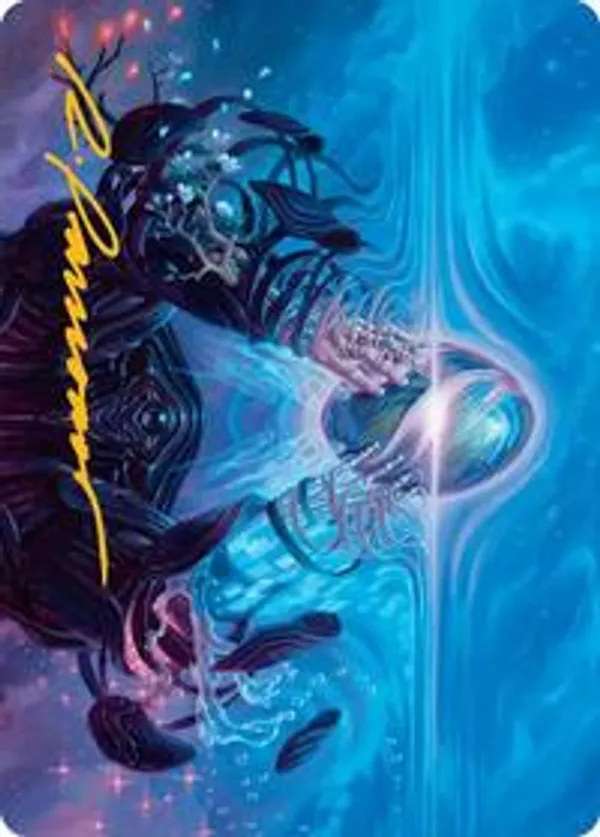 The Endstone Art Card (Gold-Stamped Signature)