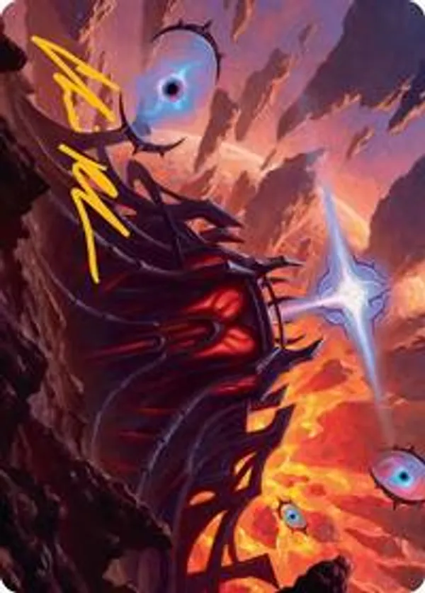 Secluded Starforge Art Card (Gold-Stamped Signature)