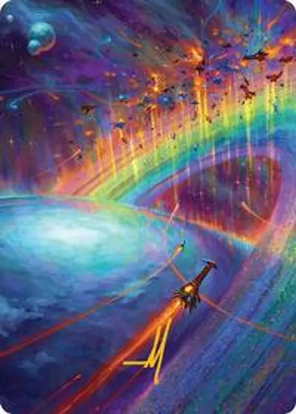 Cascading Cataracts Art Card (43/54) (Gold-Stamped Signature)