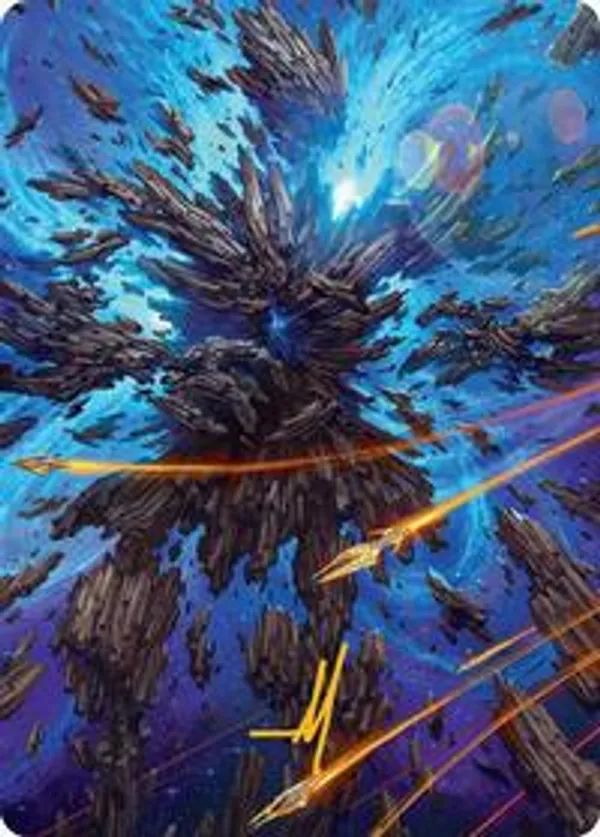 Celestial Colonnade Art Card (Gold-Stamped Signature)