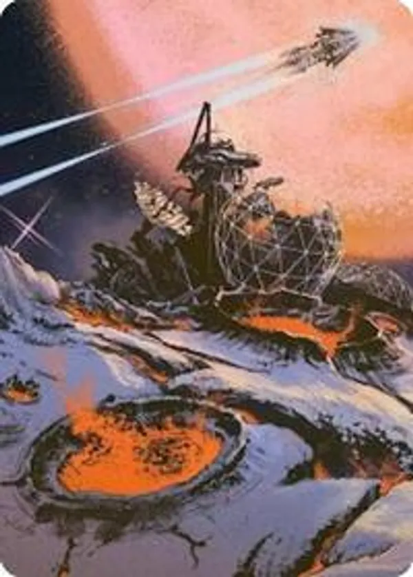 MTG【石化した原野/Petrified Field】foil ODY Petrified Field (0167) (Borderless) (Galaxy Foil) - Edge of