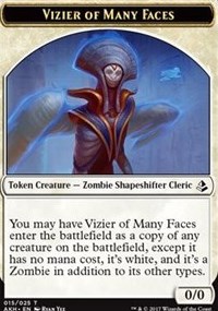 Vizier of Many Faces // Zombie Token