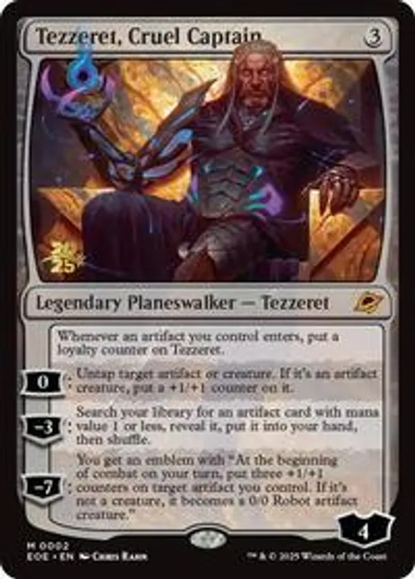 Tezzeret, Cruel Captain
