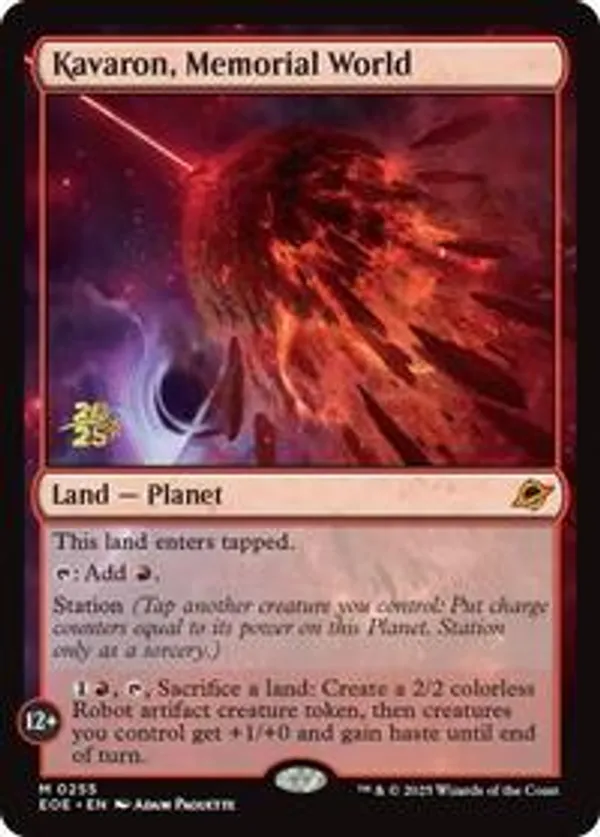 Kavaron, Memorial World