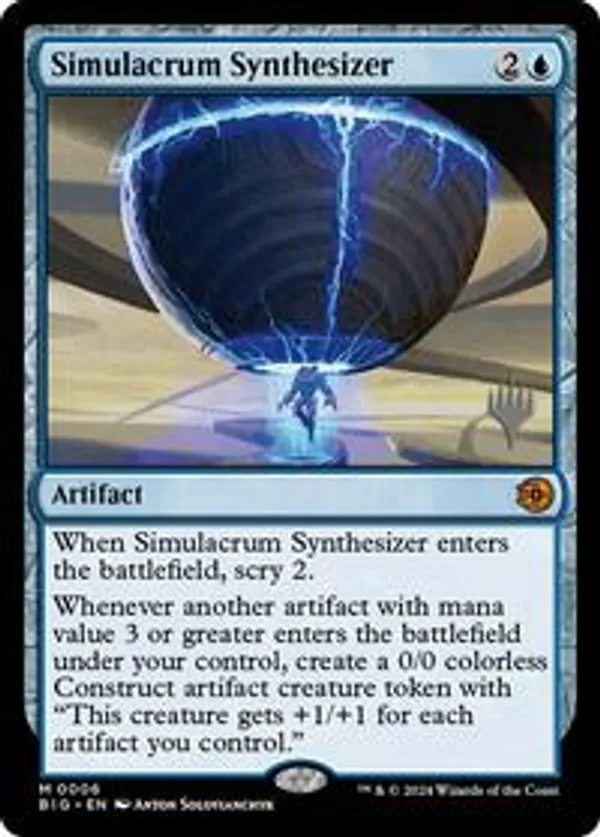 mtg 身代わり合成機 Simulacrum Synthesizer BIG Simulacrum Synthesizer · The Big Score (BIG) #36 · Scryfall
