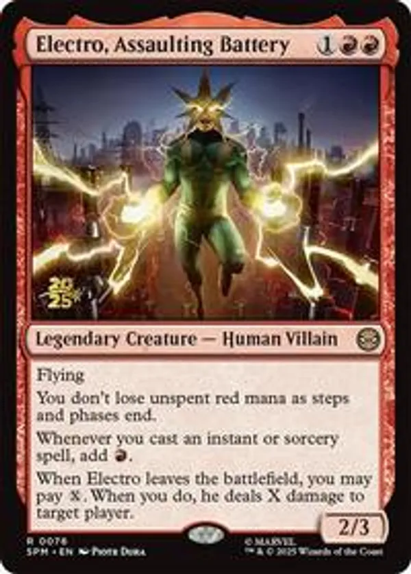 Electro, Assaulting Battery