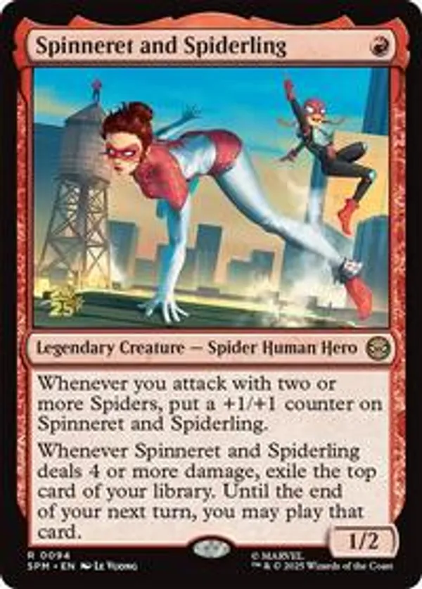 Spinneret and Spiderling