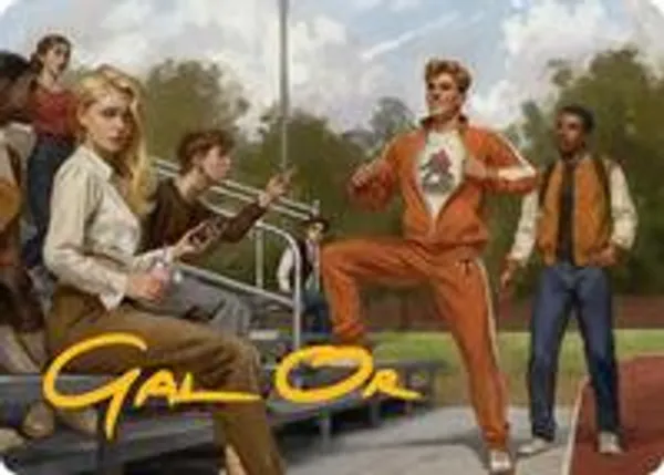 Flash Thompson, Spider-Fan Art Card (Gold-Stamped Signature)