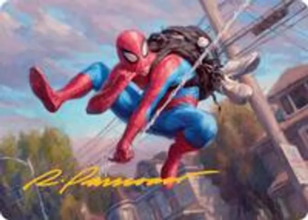 Spider-Man, Web-Slinger Art Card (Gold-Stamped Signature)