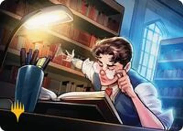 Peter Parker Art Card (33/54) (Gold-Stamped Planeswalker Symbol)