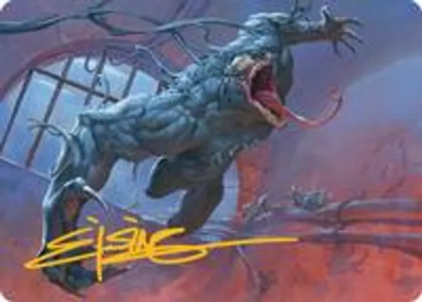 Venom, Evil Unleashed Art Card (Gold-Stamped Signature)