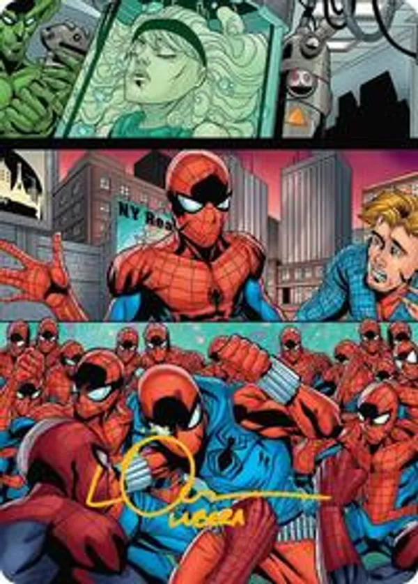 The Clone Saga Art Card (Gold-Stamped Signature)