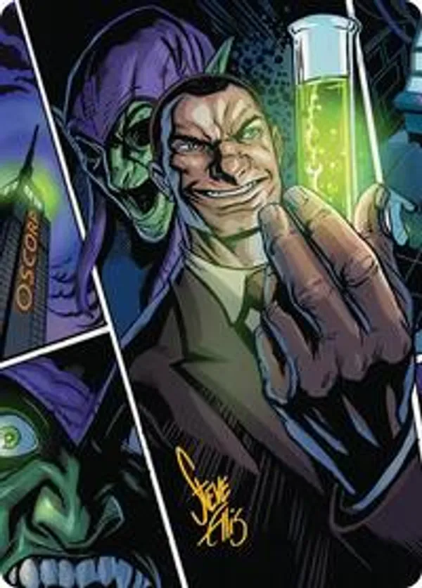 Norman Osborn Art Card (Gold-Stamped Signature)