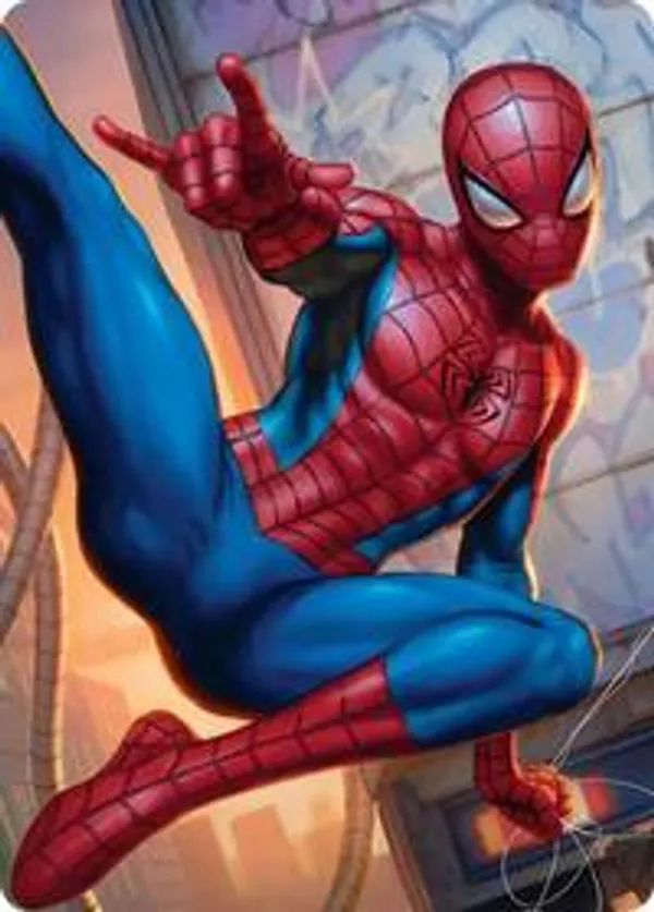 Sensational Spider-Man Art Card
